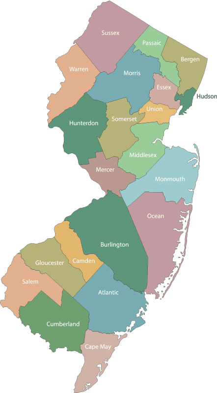 Nj map