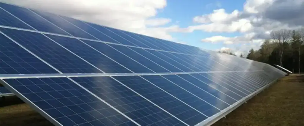 Ground mount solar panels