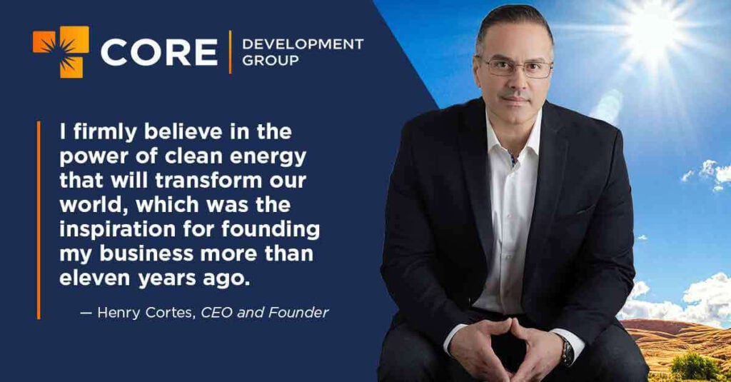Coredev ceo henry cortes w quote 1