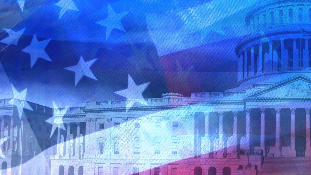 Capitol hero image with flag scaled 1