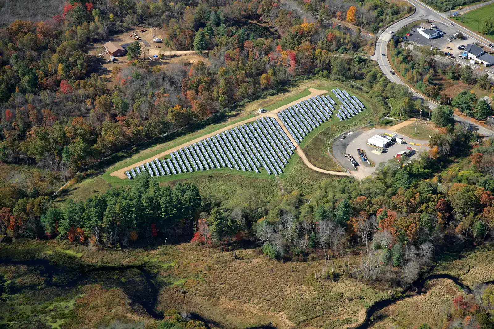 Groundmount aerial brookfield ma