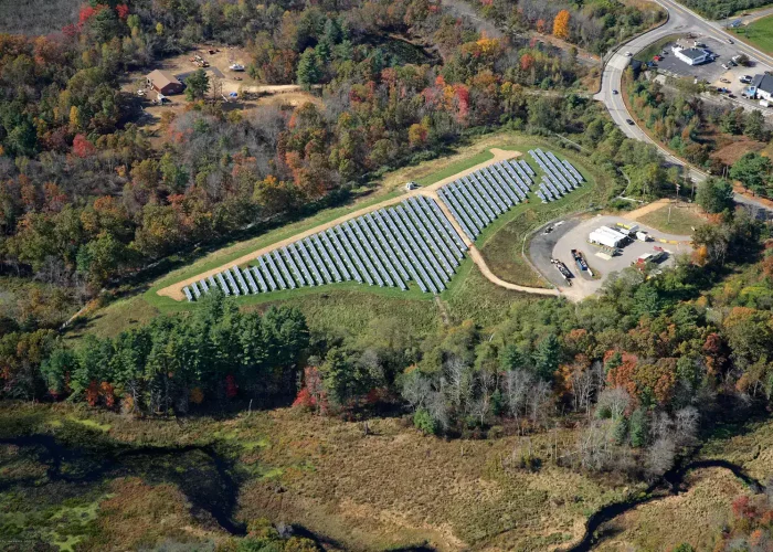 Groundmount aerial brookfield ma